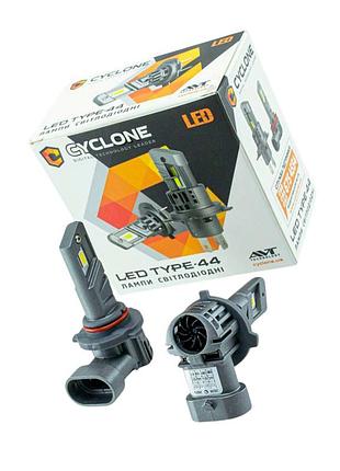 Автолампа led hb3 12v type 44 25w 5000k 6700l радіатор cyclone
