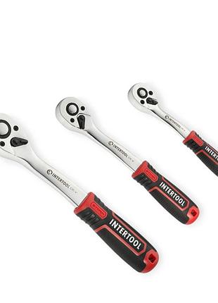Набор инструмента 1/2",1/4",3/8" 126 шт с битами profi storm intertool 6