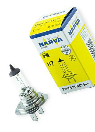 Автолампа h7 12v 55 w narva range power 50% 483393000