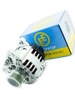 Генератор renault kangoo, logan i, megane ii, 1.5 dci 2001 (125a) 14в (g77001e-120a) elprom-elhovo
