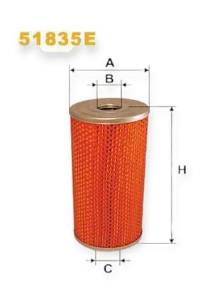 Фильтр масляный daf trucks f 2600-serie (67-76) wix filters