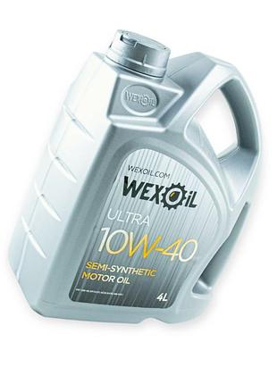 Масло моторное wexoil 10w-40 ultra sj, cf 4л