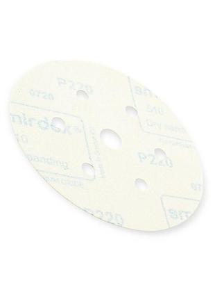 Круг шлифовальный абразивный smirdex 510 6 отв. d-150 p220