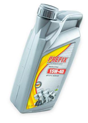 Масло моторное prefix 15w-40 diesel cf-4, е2 1л