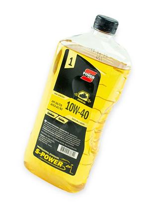 Масло моторное s-power 10w-40 standart sg, cd 1л пэт