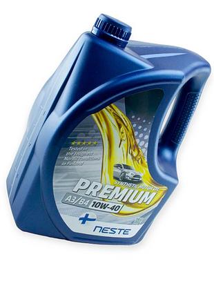 Масло моторное neste oil 10w-40 premium sn, cf 4л