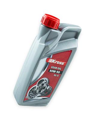 Масло трансмиссионное kross 80w-90 gl-5 1л