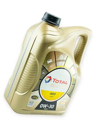 Олива моторна total 0w-30 quartz ineo first 5л