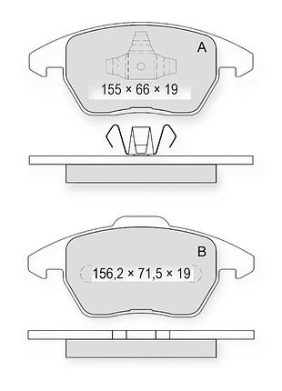 Колодки тормозные ford mondeo iv передние dafmi-intelli