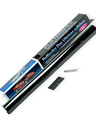 Плівка тонувальна solar 0.5x3m super dark black