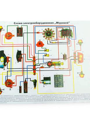 Схема электрооборудования муравей тг-200