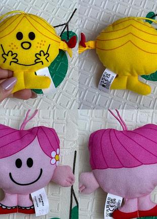 Брелоки игрушки мягкие mcdonalds little mr. little mrs. 2