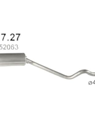 Резонатор opel kadett polmostrow