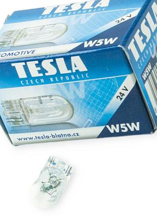 Автолампа бц 24v 5w w2.1х9, 5d tesla