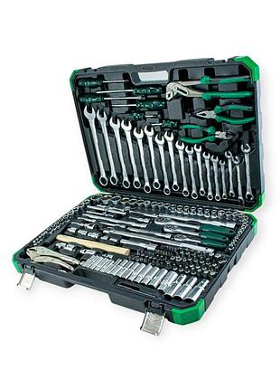 Набор инструмента 1/2",1/4",3/8" 180 шт с битами strona