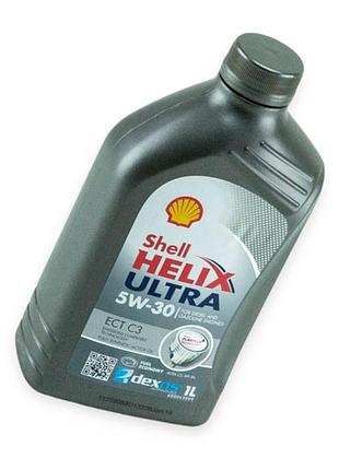 Масло моторное shell 5w-30 helix ultra ect с3 1л