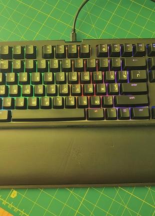 Клавиатура механическая razer blackwidow te chroma v2 green switches