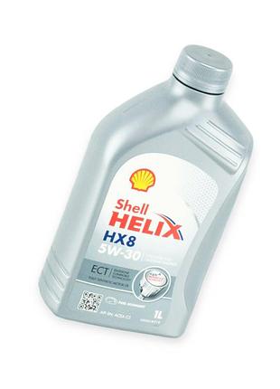 Масло моторное shell 5w-30 helix hx8 ect c3 1л сажовый фильтр