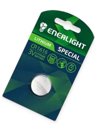 Батарейка "таблетка" літієва 3.0v cr1616 бліст. enerlight