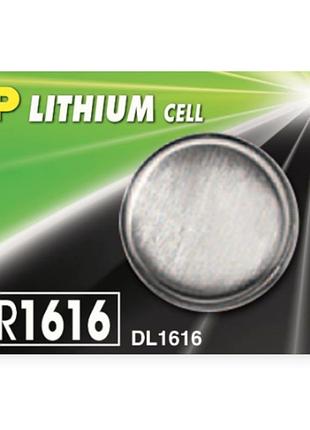 Батарейка "таблетка" літієва 3.0v cr1616 блістер gp
