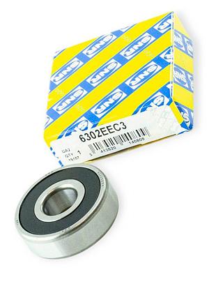 Подшипник закрытый 6302-2rs (15*42*13) шариковый snr