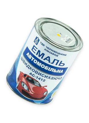 Емаль чернівці а-1412 швидкосохнуча жовта 0,9кг хімзавод