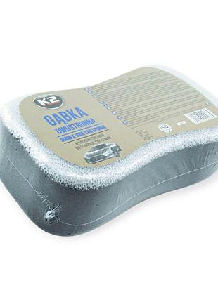 Губка 22х12х6 фігурна середня k2 sponge double-side двостороння