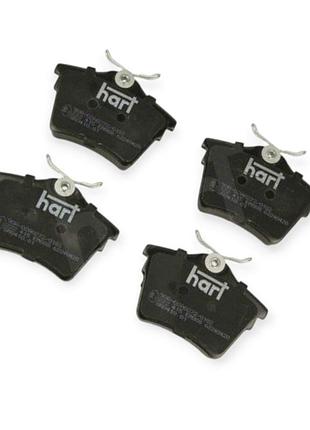 Колодки тормозные citroen c5, peugeot407, 607 (2000-) задние hart