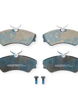 Колодки тормозные volkswagen т4 (1990-1995) передние r15 samko