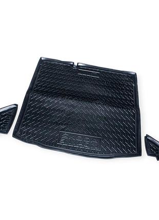 Коврик багажника skoda enyaq iv 2021-> фастбек, без органайзера avto-gumm