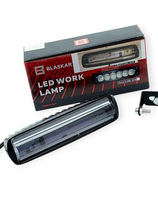 Фара дополнительная led прямоугольная 155х40х55 (д, в, ш) red линза blaskar