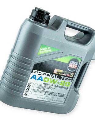 Масло моторное liqui moly 0w-20 special tec aa (asia & america) 4л