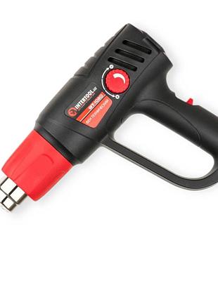 Фен технический 2000 вт, 2 режима, плавная регулировка 50-600°с storm intertool