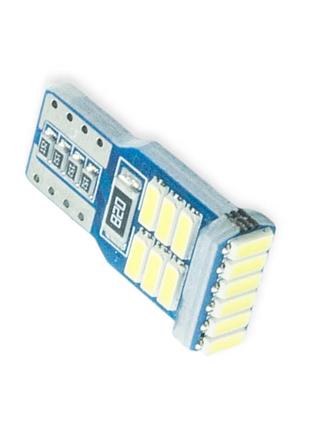 Автолампа светодиодная бц 12-5 лазер. white 18 smd 4014 5000k 432l обманка cyclone