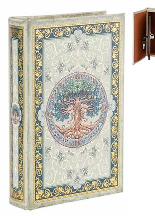 Книга-тайник сейф загадки рода для денег и ценностей, 26 см