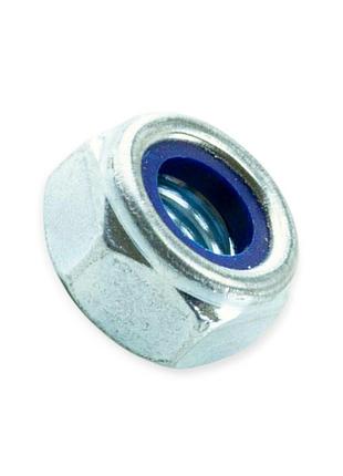 Гайка м10 10кл. цинк самостоп (фас. 50шт) шаг1,5 metalvis