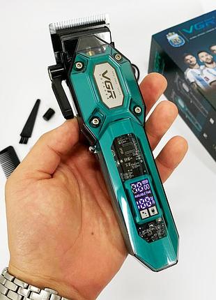 Машинка для стрижки волос с регулируемой длиной vgr v-600, триммер с регулируемой длиной to-19