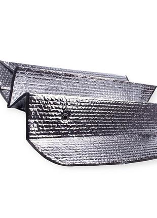 Шторка солнцезащитная зеркальная (150 x 80 см) l+ steel power