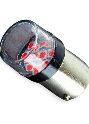 Лампа светодиодная а 12-21 red 10 smd 3030 3w 1156 megalight