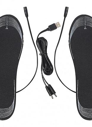 Стельки в обувь с подогревом от usb 50 градусов размер 35-44