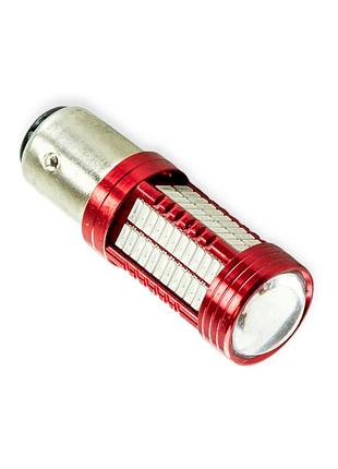 Автолампа светодиодная а 12-21 5 red 106 smd 4014 6000k 2000l (12-24v) cyclone