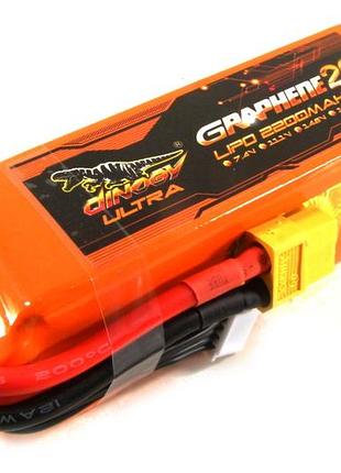 Аккумулятор dinogy g2.0 li-pol 2200mah 22.2v 6s 80c xt60