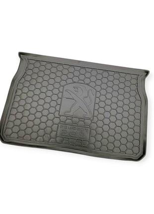 Коврик багажника peugeot p 208 2013-2020 avto-gumm