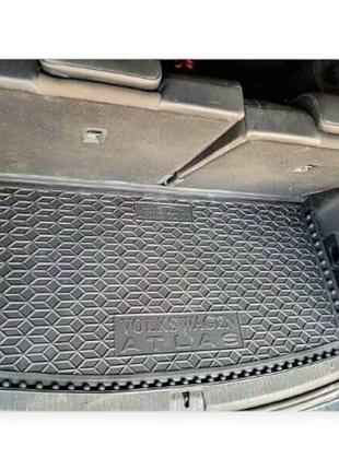 Коврик багажника vw atlas 2016-2020 (7 мест) корот. avto-gumm
