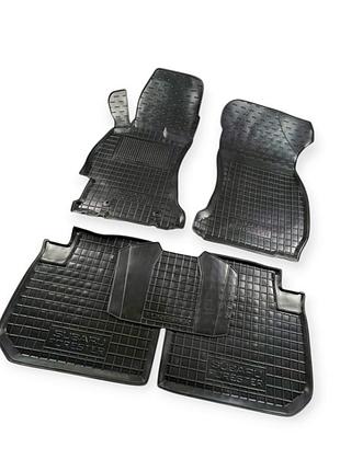 Килимки салону subaru forester iv (2013-2020) борт 2,5 см, з перемичкою avto-gumm