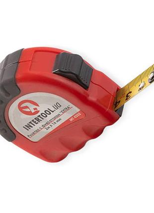 Рулетка 2м x 16мм стопор полотна extra intertool