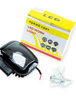 Фара дополнительная led прямоугольная 115х95х50 (д, в, ш) 35w линза blaskar