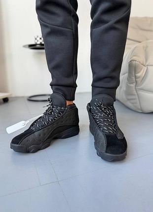Кроссовки nike air jordan 13 retro black cat