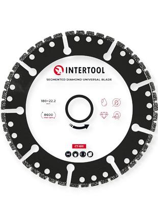 Круг отрезной по камню 180 х 1,0 мм intertool