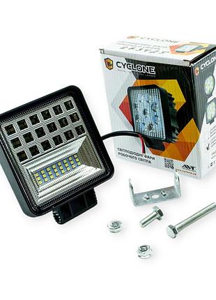 Фара дополнительная led 110х110х28 (д, в, ш) 42w комбинированный cyclone